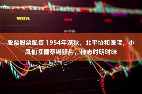 股票股票配资 1954年深秋,北平协和医院,小凤仙紧握蔡锷照片,神志时明时昧